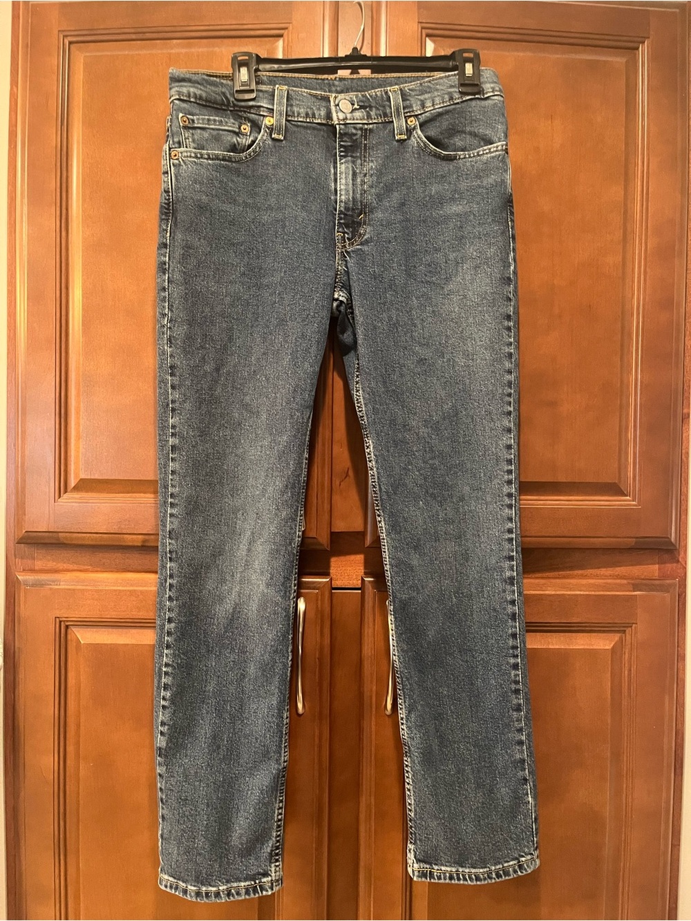 Levi's Men's Dark Blue Straight Jeans
